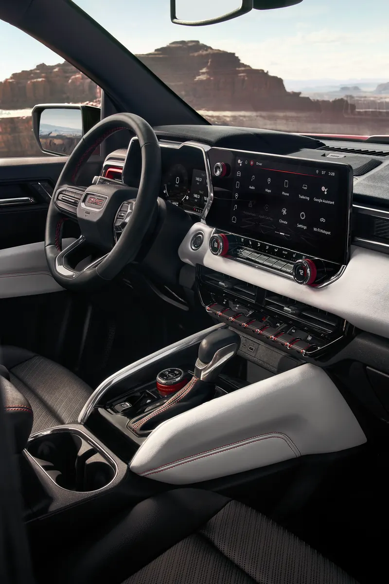 2026 GMC Canyon infotainment system at Vachon GMC of Mansfield in MANSFIELD MA